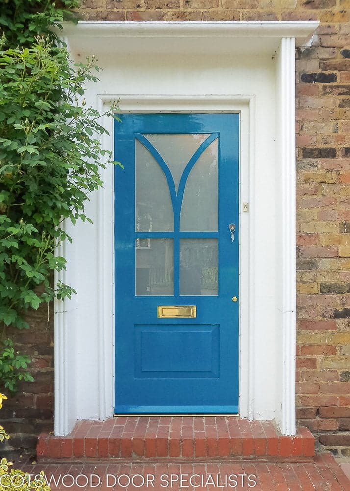 Modern Painted Wooden Front Door, Wooden External Doors Uk