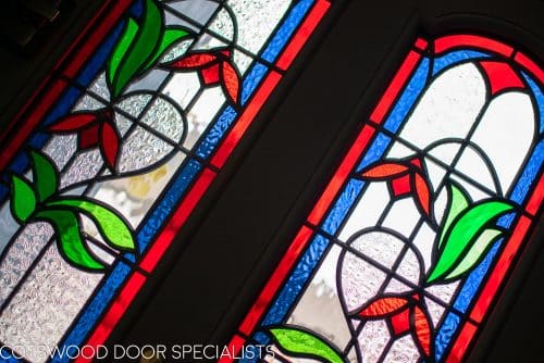 Victorian stained glass design