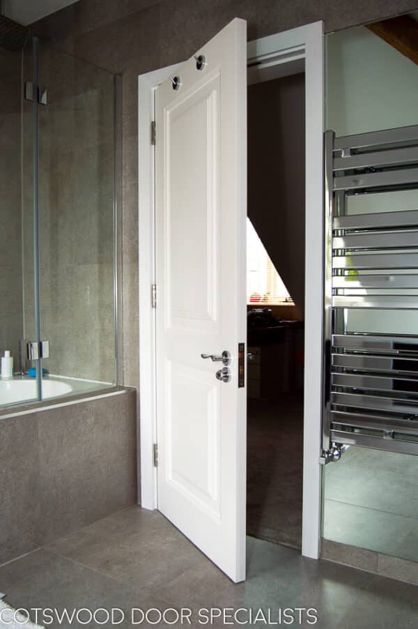 Contemporary bathroom door - Cotswood Doors